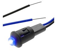 BeMatik - Luz LED piloto de 8mm 220VAC de color azul