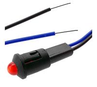 BeMatik - Luz LED piloto de 8mm 220VAC de color rojo