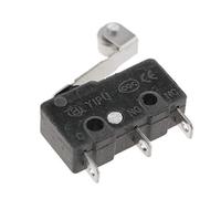 BeMatik - Micro interrupor momentáneo 1NO 1NC 250V 15A SPDT con palanca y rueda (BU065)