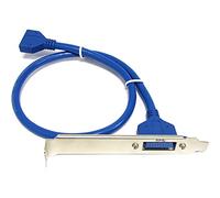 BeMatik - Placa USB 3.0 de HS20 Hembra a BH20 Macho