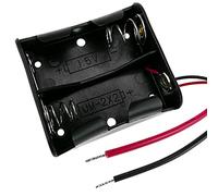 BeMatik - Portapilas Plano para 2 Pilas C LR14 R14 de 1.5V