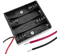 BeMatik - Portapilas Plano para 8 Pilas AAA LR03 de 1.5V