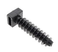 BeMatik - Taco a presión Negro 8mm para Bridas 100 Unidades