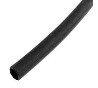 BeMatik - Tubo termoretráctil Negro de 1,6mm en Bobina de 3 Metros