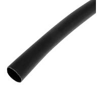BeMatik - Tubo termoretráctil Negro de 6,4mm en Bobina de 3 Metros