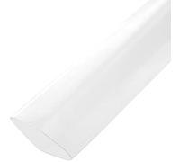 BeMatik - Tubo termoretráctil Transparente de 25,4mm en Bobina de 3 Metros