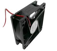 BeMatik - Ventilador de chasis 80x80x25 mm de 12 VDC para caja de ordenador