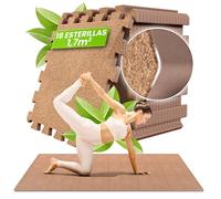 bemaxx Esterilla Fitness Puzzle para Suelo Gimnasio - Alfombrilla Goma EVA | Set de Protección para Ejercicio en Casa Máquinas Deporte, Protector Expandible Tatami Tapiz Alfombra Colchonetas Pesas Gym