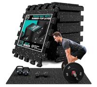 bemaxx Esterilla Fitness Suelo Gimnasio Caucho - Set de 18 Alfombras Puzzle Protector Suelo de Goma, Colchoneta Gimnasia Ejercicio en Casa, Espuma Tatami Deporte Alfombrillas Pesas Gym Garaje Piscina
