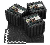 bemaxx Esterilla Fitness Suelo Gimnasio Caucho - Set de 54 Alfombras Puzzle Protector Suelo de Goma, Colchoneta Gimnasia Ejercicio en Casa, Espuma Tatami Deporte Alfombrillas Pesas Gym Garaje Piscina
