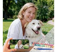 Bemaystar Kit de Pintura por Números Personalizado para Adultos - Cuadro DIY con tu Foto - Regalo Original para Cumpleaños y Aniversarios - Lienzo Premium para Pintar por Números - 20x30cm
