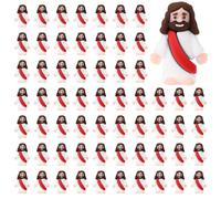 Bememo 100 piezas de juguetes de Jesús, figura religiosa de Jesús, regalos clásicos de Jesús, muñeca de Jesús, suministros religiosos, regalos de fiesta religiosa, regalo para rellenos de huevos de