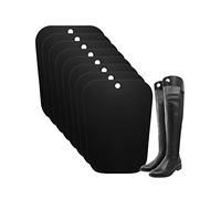 Bememo 8 paquetes de forma de bota insertos de soporte alto para hombre y mujer, Negro, medium