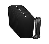 Bememo 8 paquetes de insertos en forma de bota, soporte alto para botas para hombre y mujer, Negro, como se muestra en la imagen
