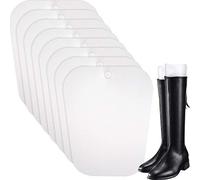Bememo 8 Piezas Hormas de Botas Soporte de Bota Alta Insertos de Formas de Botas para Mujeres y Hombres (Transparente, 12 Pulgadas)