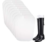 Bememo 8 Piezas Hormas de Botas Soporte de Bota Alta Insertos de Formas de Botas para Mujeres y Hombres (Transparente, 14 Pulgadas)