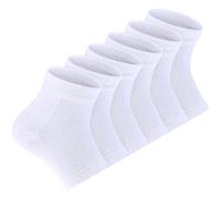 Bememo Calcetines hidratantes de gel suave (par de 3) Talla única Blanco