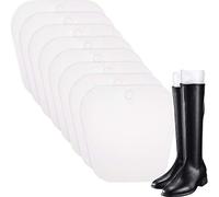 Bememo Hormas de Botas Soporte de Bota Alta Insertos de Formas de Botas para Mujeres y Hombres, 8 Piezas para 8 Pares de Botas (Transparente, 8 Pulgadas)