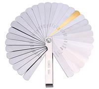 Bememo Hotop-Feeler Gauge-01 Acero Inoxidable 32 Hoja Brecha Imperial Medida de Espesor