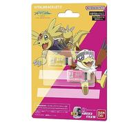 BEMEMORY Digimon Adventure 02 D-3 Blanco y Amarillo Dim & D-3 Blanco y Rojo Dim Card Vital Pulsera Digivice V VV Vital Hero, Plástico, Rojo/Blanco
