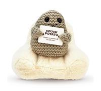 BEMIRO Couch Potato - Peluche de patata de ganchillo (10 cm)