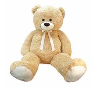 BEMIRO - Oso de peluche gigante XXL con lazo de 150 cm
