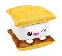 BEMIRO Peluche de Galleta - Aprox. 16 cm, 100% poliéster, Cara Kawaii Bordada, Suave