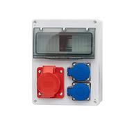 Bemis Distribuidor de pared R-240 16 A 5p, 2 x 230 V, IP44