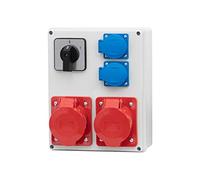 Bemis Distribuidor de pared R-240 16 A 5p, 32 A, 5p, 2 x 230 V, IP44