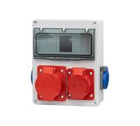 Bemis Distribuidor de pared R-240 16 A 5p, 32 A, 5p, 2 x 230 V, IP44