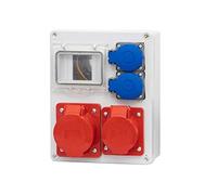 Bemis Distribuidor de pared R-240 16 A 5p, 32 A, 5p, 2 x 230 V, IP44