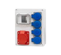 Bemis Distribuidor de pared R-240 16 A 5p, 4 x 230 V, IP44