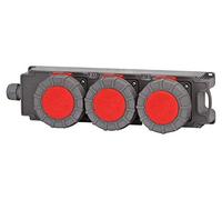 Bemis Distribuidor de pared Tribox 16 A 5p, 2 x 32 A, 5 p, IP44