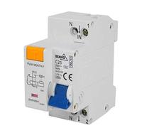 Bemko A06-SNL-32-C16 Interruptor Combinado FI/LS 2P, Gris, C16