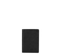 BEMON - Portatarjetas de piel Enzo, Negro , H10,5 x L7,5 x P1,5 cm, cartera de cuero Bemon