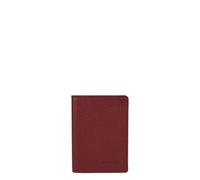 BEMON - Portatarjetas de piel Enzo, Rojo oscuro, H10,5 x L7,5 x P1,5 cm, cartera de cuero Bemon