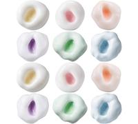 Bemonew 12 Uds Squish Fidget Toys, Bolas antiestrés portátiles de 1, 57 Pulgadas para apretar, Juguetes sedosos para aliviar la ansiedad moldeables en 6 Colores para la Escuela de Oficina