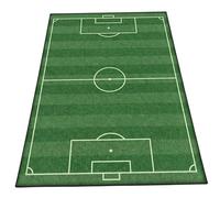 Bemonew Alfombras de fútbol para Sala de Estar, Alfombra de área de Campo de fútbol, Antideslizante, con Estampado de Dibujos Animados, Lavable, para Dormitorio de niños, 0, 5 m X 0, 8 m