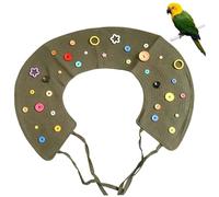 Bemonew Capa para Loros antirrayas, Protector contra pájaros, Color Beige | Evita daños por arañazos de loros, material transpirable, ajuste seguro, no incluye percha.