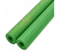 Bemonew Fideos grandes para piscina, paquete de 2 fideos de espuma jumbo para piscina, flotador grueso hueco de alta flotabilidad para piscinas, verde, 2.56 x 59.06 pulgadas