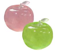 Bemonew Juguete Squish, 2 Piezas De Juguetes para Aliviar El Estrés, Juguetes Inquietos De Goma Suave Moldeables - Juguete De Comida Realista con Hojas