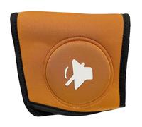 Bemonew Protectores de Orejas para Perros Orejeras para Perros protección contra el Ruido 28 dB Protectores de Orejas para Ajustables sin Solapas para aliviar la ansiedad Fuegos Artificiales Naranja