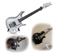 BEMTE Soporte de pared para guitarra, expositor horizontal para bajo (guitarra eléctrica/ukelele)