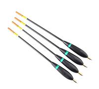 Bemvp 4 Unids/Lote Peso Pesca Pesca Flotador 8g-10g Pesca Paulownia Madera 24cm Carpa Flotadores Flotan -26cm Pesca