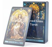 Bemvp Baraja De Tarot De 78 Cartas, Juego De Entretenimiento para Reuniones Familiares, Juegos De Mesa De Adivinación, Adivinación del Clásico para Fiestas Familiares.
