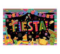 Bemvp Fondo De Fiesta Mexicana, Fondo De Fotografía con Temática Colorida para Cinco De Mayo, Fiesta De Cumpleaños, Martes De Tacos, Decoración De Fiesta