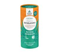 Ben & Anna Natural Aloe Vera Soda Desodorante Fragrance Free Paper Tube 40 g