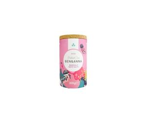 Ben & Anna - Sales de baño premium para baño relajante muscular con sal marina - Aditivo de baño perfecto - Hidratante y limpieza de la piel con efecto calmante (300 g (1 unidad), color rosa)