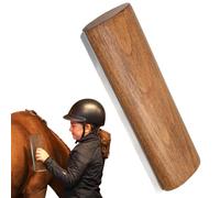Ben - Cepillo de de caballo para cambiar el, mango de madera de acero inoxidable, cepillo para el, amarres de perros ergonómicos de madera, no para perros, cabras, vacas y cav