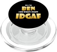 Ben Costume Idgaf Cute Personalized First Name Benjamin Bens PopSockets PopGrip para MagSafe